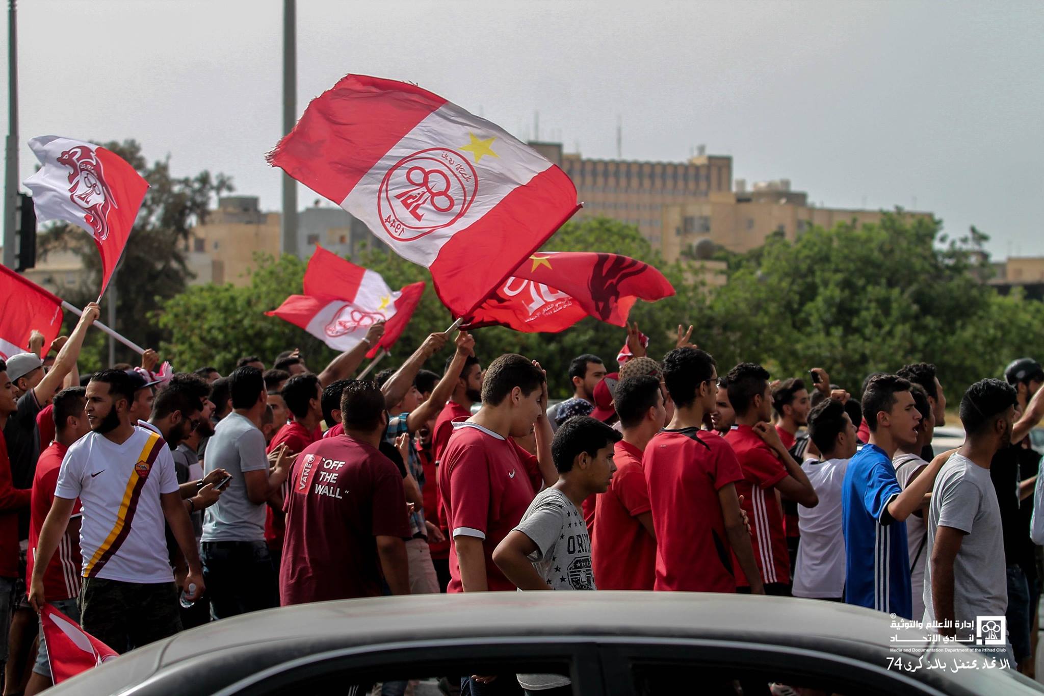 بالصور | جماهير الاتحاد تحتفل بتأهل فريقها لنهائي الكأس 