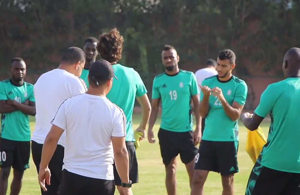 بالفيديو| تدريبات الأهلي طرابلس اليوم الجمعة استعدادا للوداد المغربي