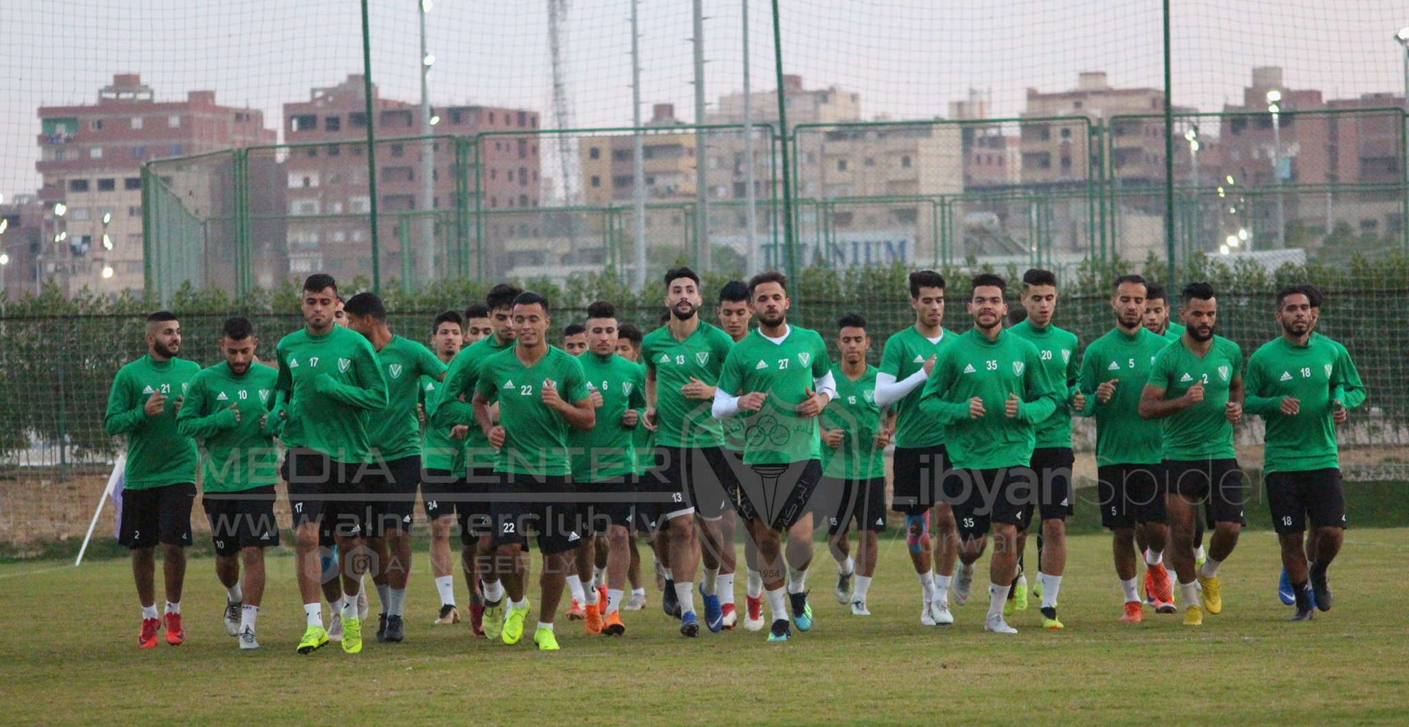 بالصور | النصر يختتم استعداداته لمواجهة حوريا كوناكري الغيني بأبطال أفريقيا