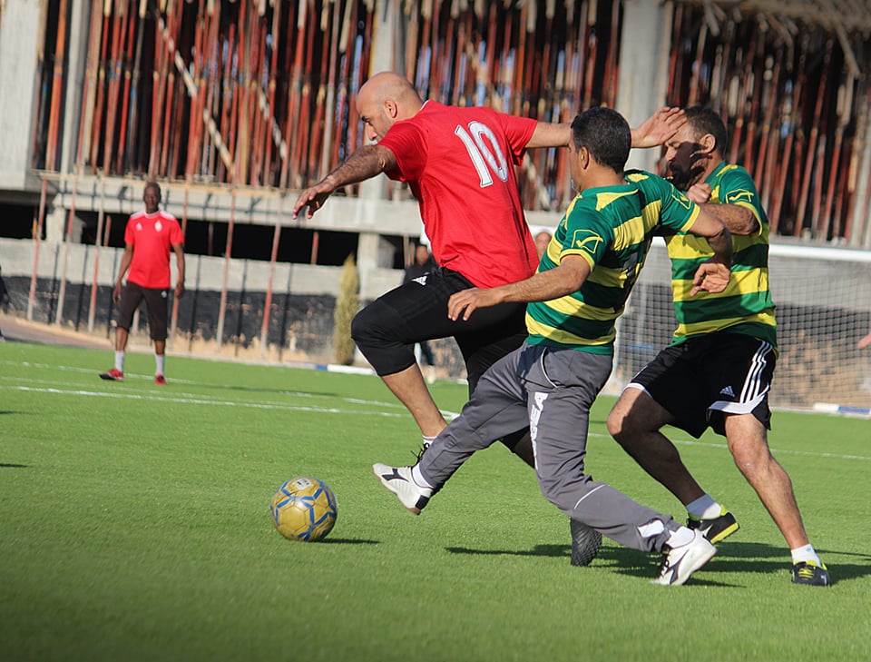 خاص بالصور | قدامى الاتحاد يهزم الشط بسداسية وديا